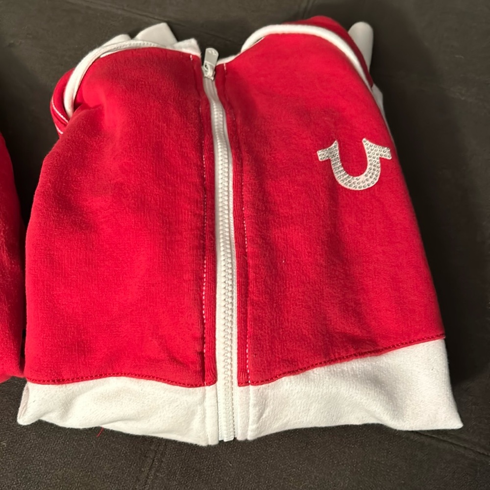 Two piece sweat suit
